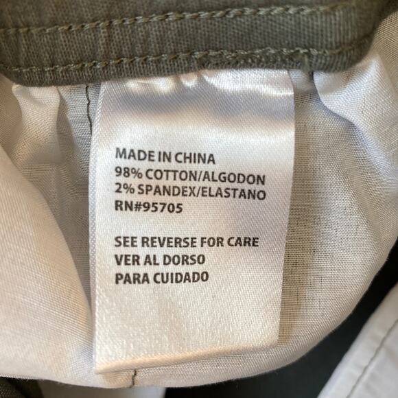 Iron Co. Cargo Pants Men XL Green Gorpcore Pull On Drawstring Leg Stretch NWT - Picture 11 of 12